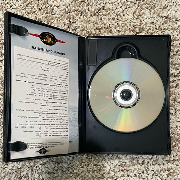 1996 Fargo Movie Frances McDormand Joel Ethan Coen DVD very good condition - Picture 3 of 3